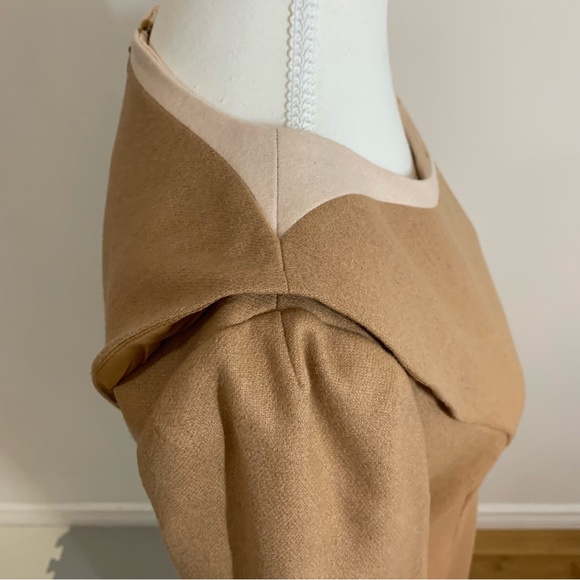 Long Sleeve Wool Spring Dress - Picture 5 of 10